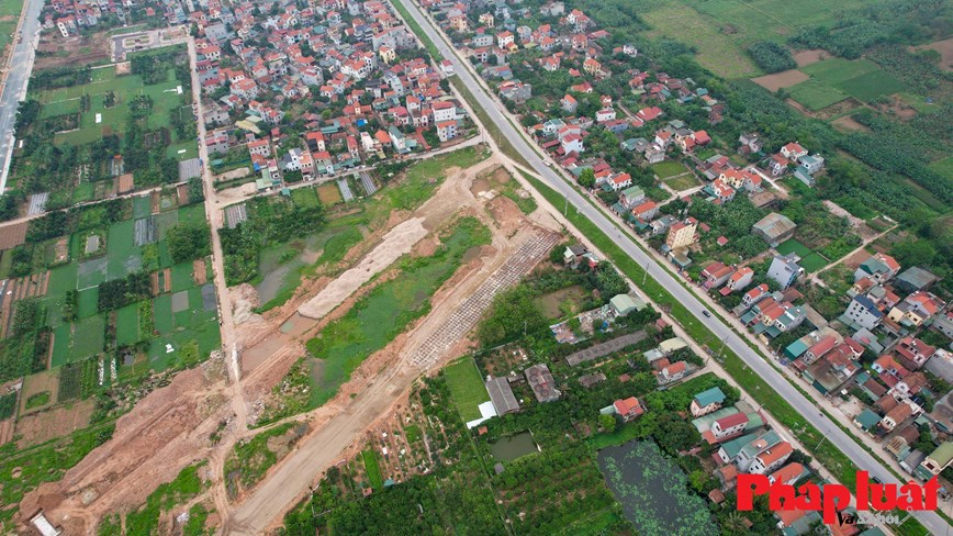 Vị trí sắp xây dựng cầu Hồng Hà nối hai huyện Đan Phượng, Mê Linh - Ảnh 9