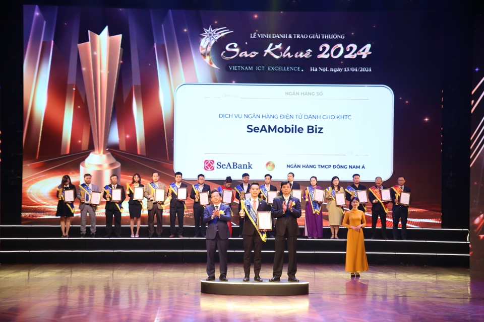 SeAMobile Biz của SeABank được vinh danh tại giải thưởng Sao Khuê - Ảnh 1