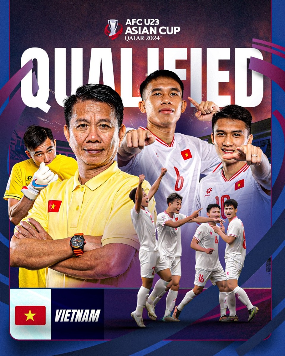 U23 Việt Nam gặp U23 Iraq tại tứ kết của VCK U23 chacirc;u Aacute; 2024.