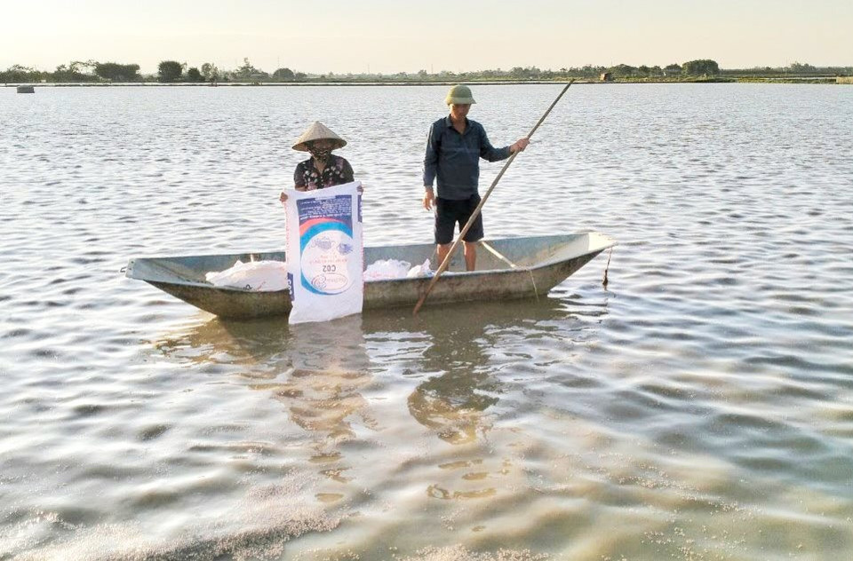 Nuocirc;i thủy sản tại xatilde; Vạn Thắng, huyện Ba Vigrave;.