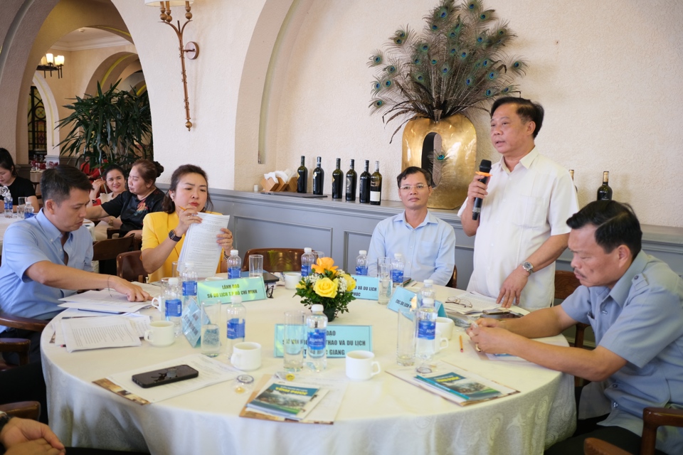 Ocirc;ng Phạm Văn Thủy, Phoacute; Cục trưởng Cục Du lịch quốc gia Việt Nam thảo luận tại Hội nghị.nbsp;