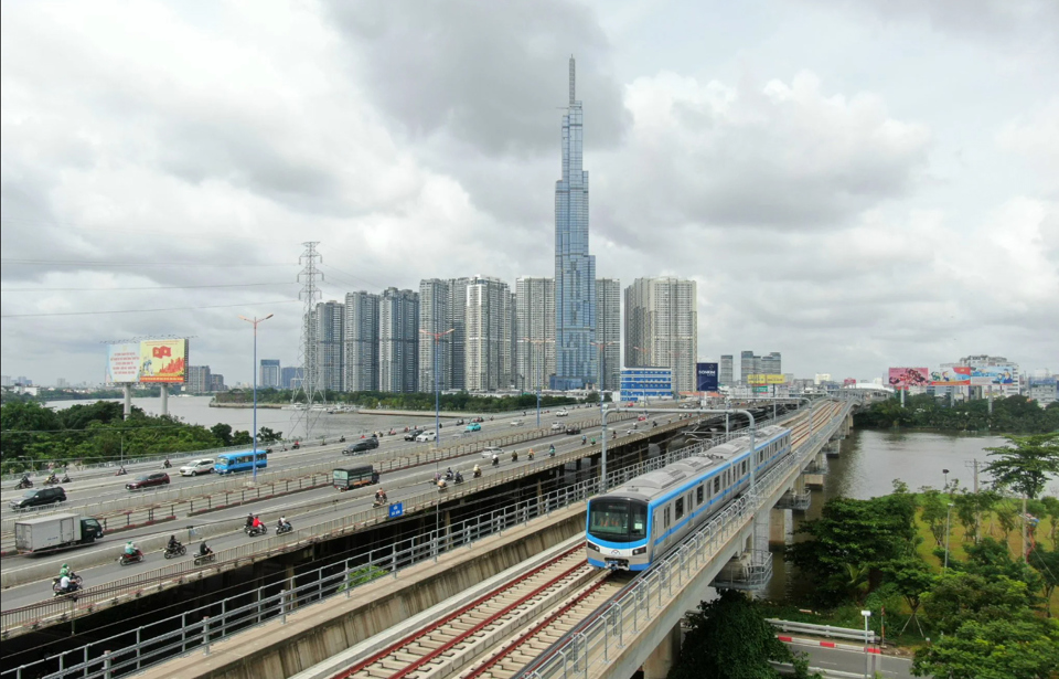 Tuyến metro số 1 dự kiến vận h&agrave;nh thương mại to&agrave;n tuyến trong qu&yacute; IV/2024.