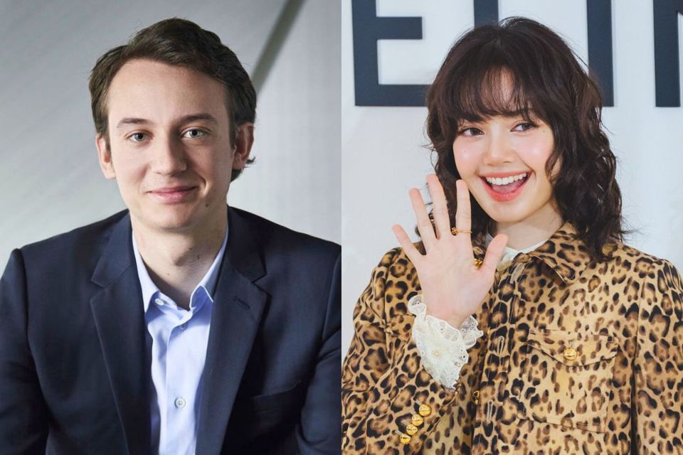 Fr&eacute;deric Arnault v&agrave; Lisa nhiều lần bị bắt gặp hẹn h&ograve;. Ảnh: Naver