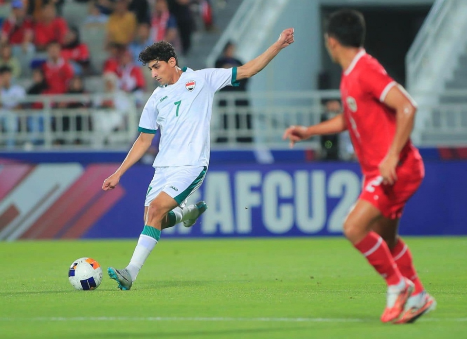 U23 Iraq đ&aacute;nh bại U23 Indonesia ở trận tranh hạng ba VCK U23 ch&acirc;u &Aacute; 2024.