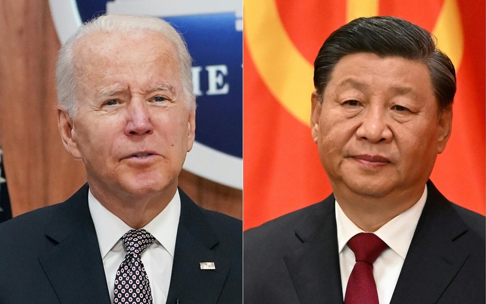 Tổng thống Mỹ Joe Biden vagrave; Chủ tịch Trung Quốc Tập Cận Bigrave;nh. Ảnh: AFP