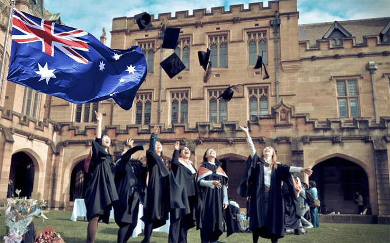 Buổi lễ tốt nghiệp diễn ra tại Đại học Sydney, Uacute;c. Nguồn: ISC Education.