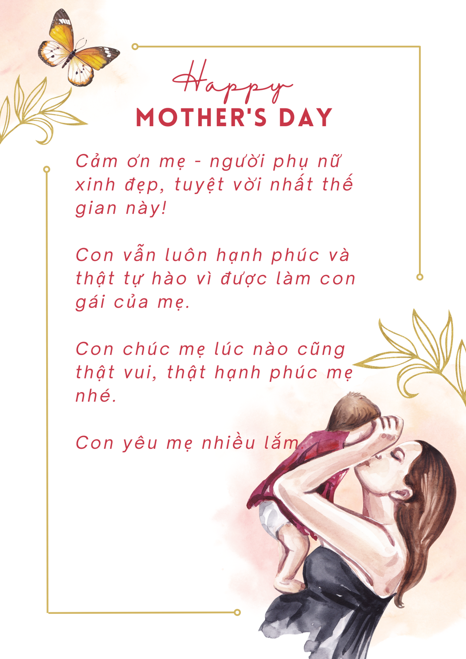 Lời chúc Ngày của mẹ 12/5 hay và ý nghĩa dành tặng mẹ - Ảnh 2