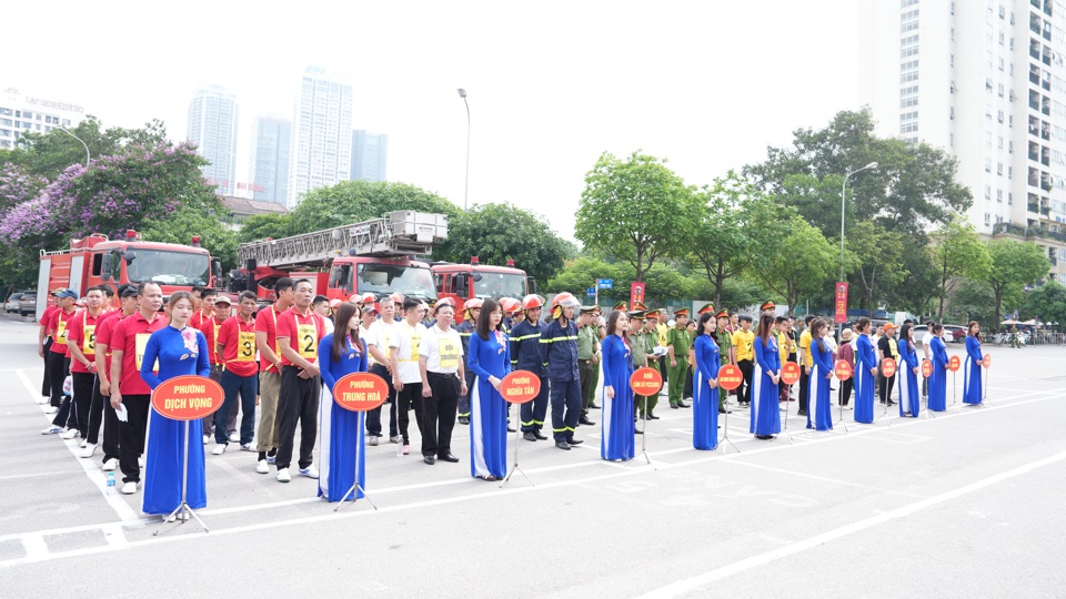 C&aacute;c đội tham dự hội thi.