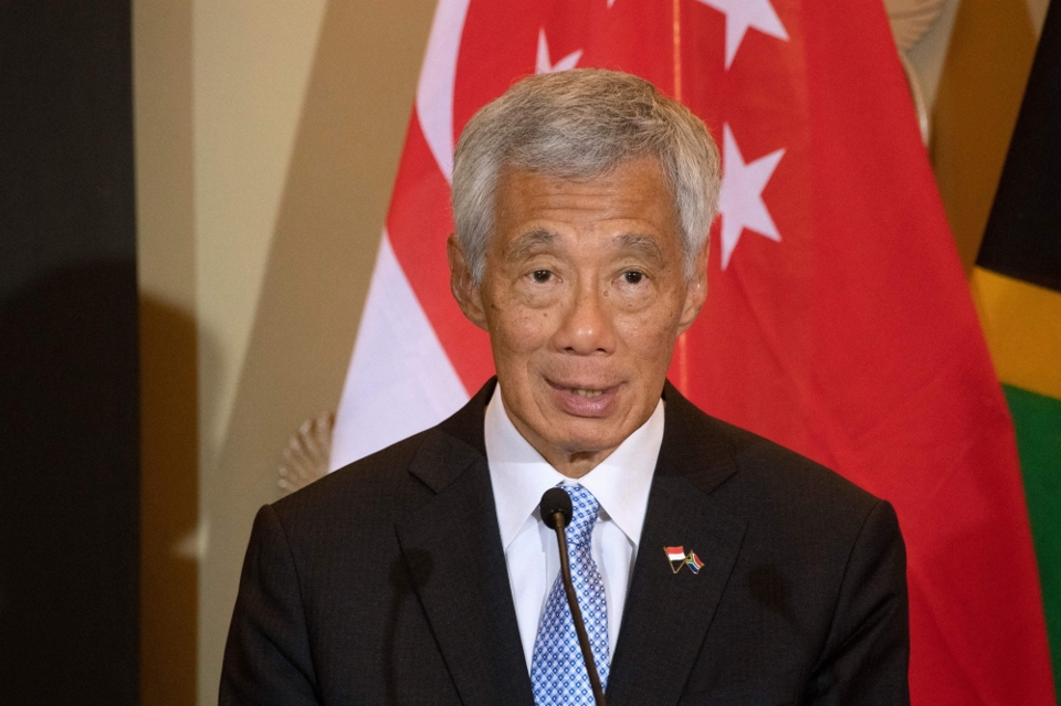 Thủ tướng Singapore Lyacute; Hiển Long. Ảnh: AFP