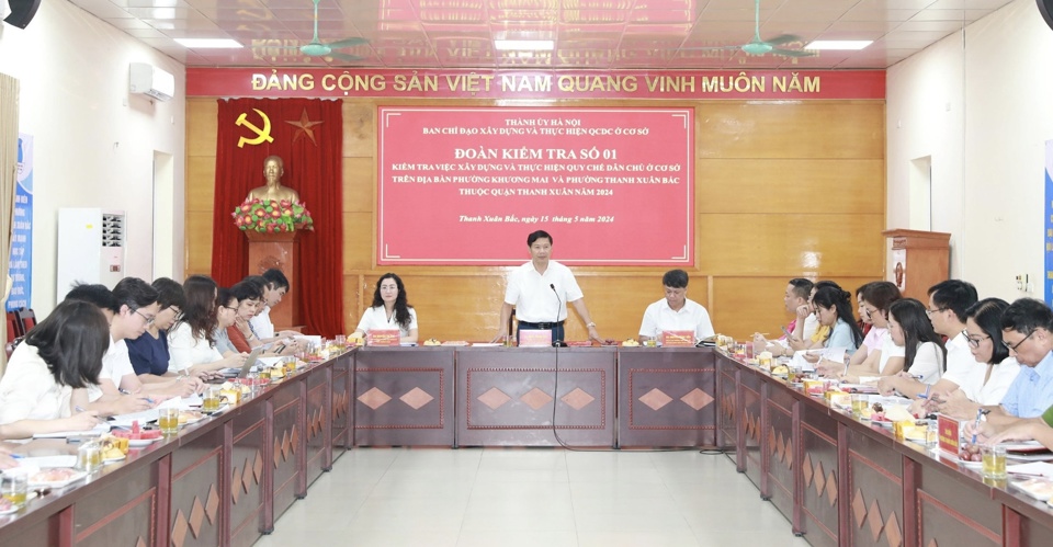 Quang cảnh buổi kiểm tra