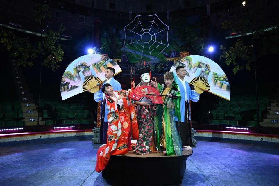 H&igrave;nh ảnh trong vở diễn "Ninja Magic Show". Ảnh: Li&ecirc;n đo&agrave;n Xiếc Việt Nam.&nbsp;