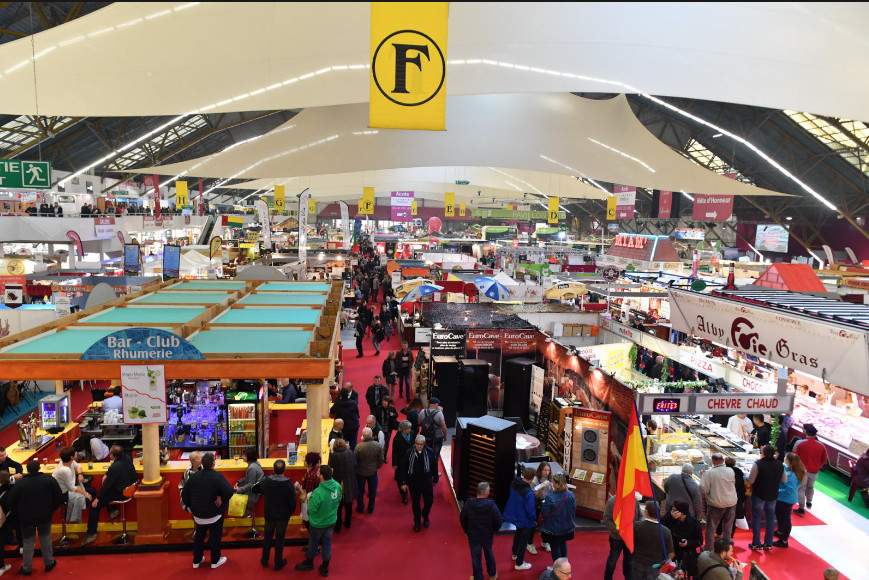 Hội chợ Ẩm thực Quốc tế được tổ chức tại Eurexpo, Lyon, Pháp. Ảnh: Le Bien Public