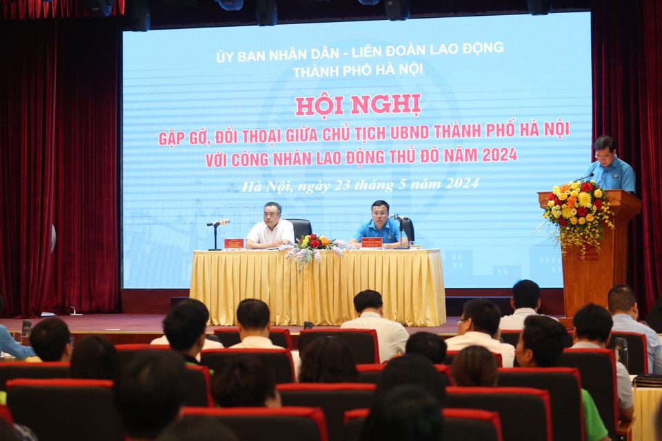 Quang cảnh hội nghị đối thoại.&nbsp;