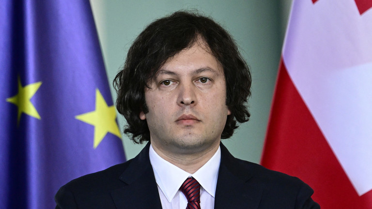 Thủ tướng Georgia Irakli Kobakhidze. Ảnh: AFP