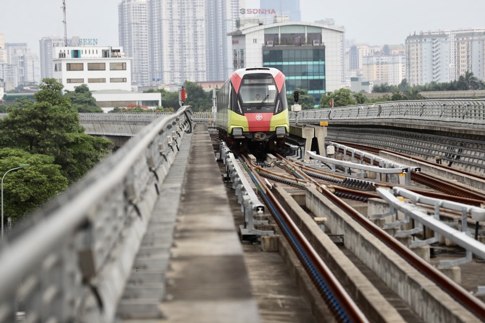 10 đo&agrave;n t&agrave;u tuyến Nhổn - ga H&agrave; Nội đ&atilde; đủ điều kiện vận h&agrave;nh thương mại