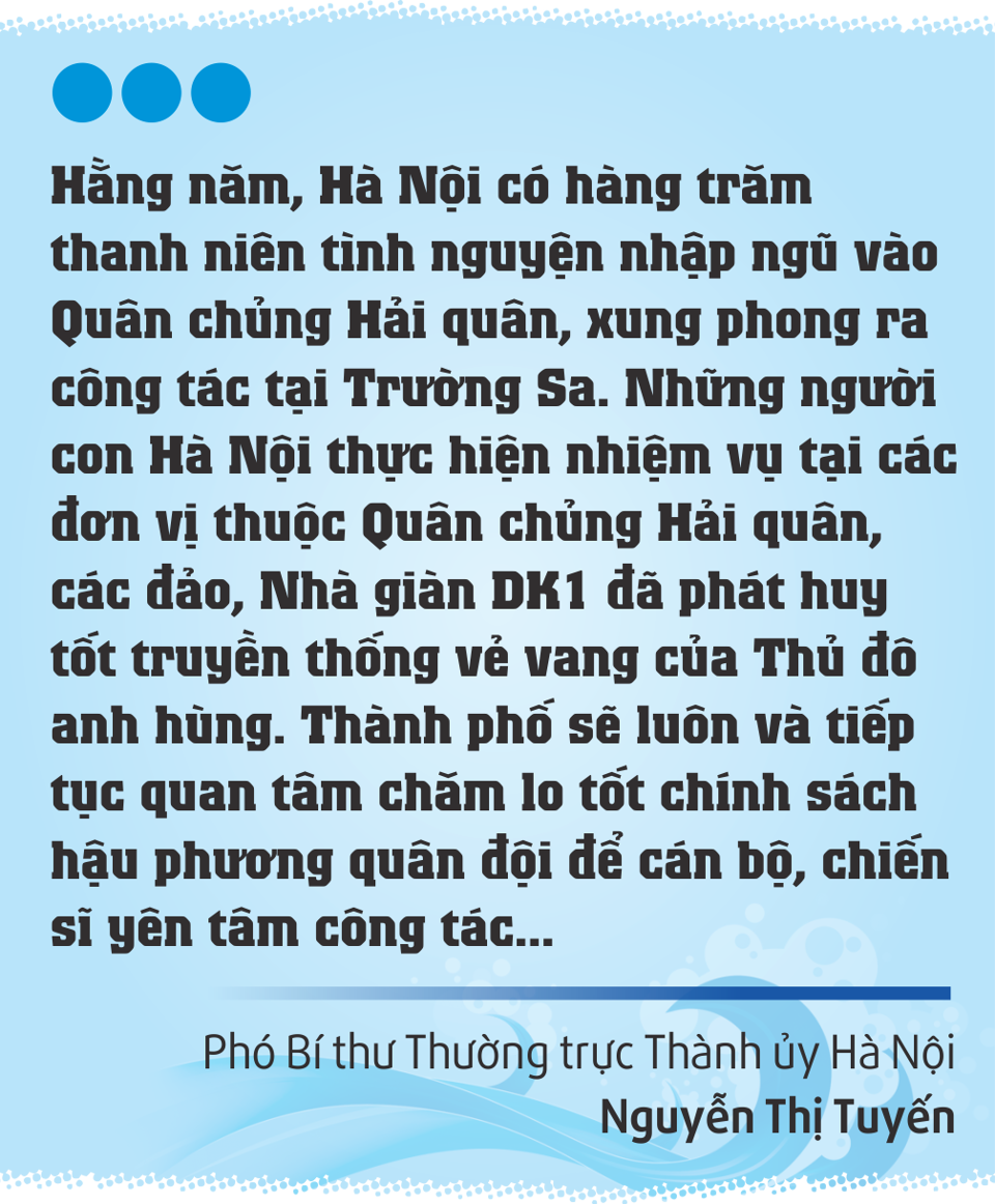 Bài 2: Những chiến sĩ Hà Nội ở Trường Sa - Ảnh 12