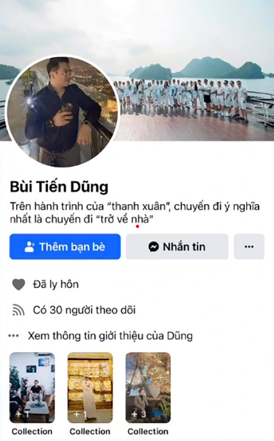 T&agrave;i khoản Facebook đối tượng sử&nbsp;dụng để kết bạn tiếp cận với nạn nh&acirc;n.&nbsp;Ảnh: CATH