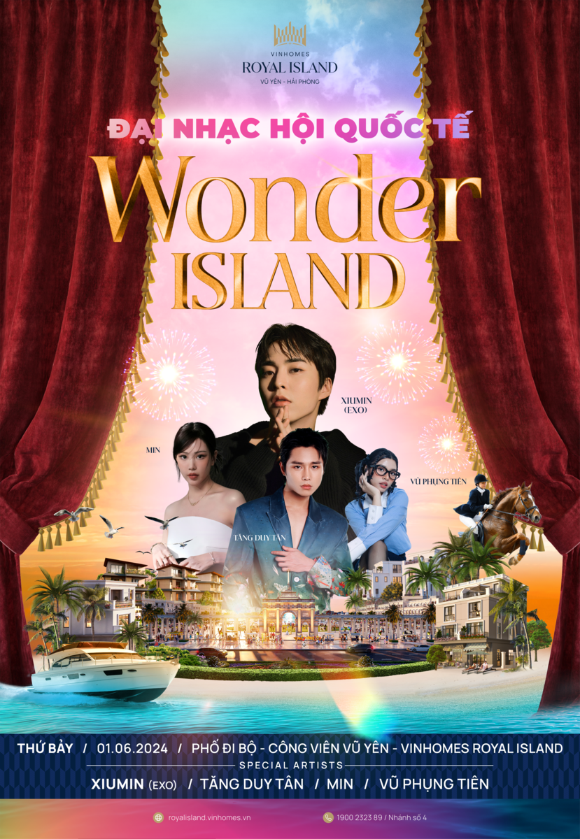 Đại nhạc hội Wonder Island lần đầu ti&ecirc;n được tổ chức tại Hải Ph&ograve;ng quy tụ ng&ocirc;i sao nổi tiếng H&agrave;n Quốc v&agrave; Việt Nam, khai mở điểm đến đẳng cấp quốc tế tại Việt Nam.