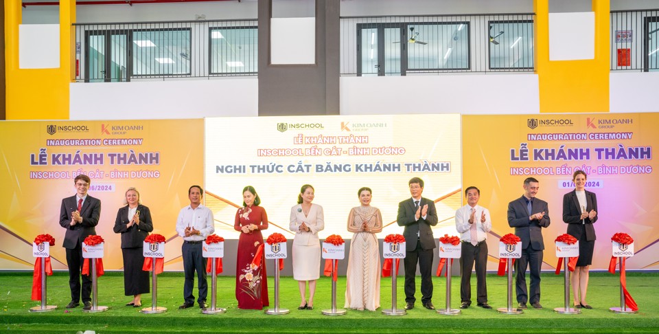 Kim Oanh Group khánh thành trường INschool Bến Cát - Ảnh 1