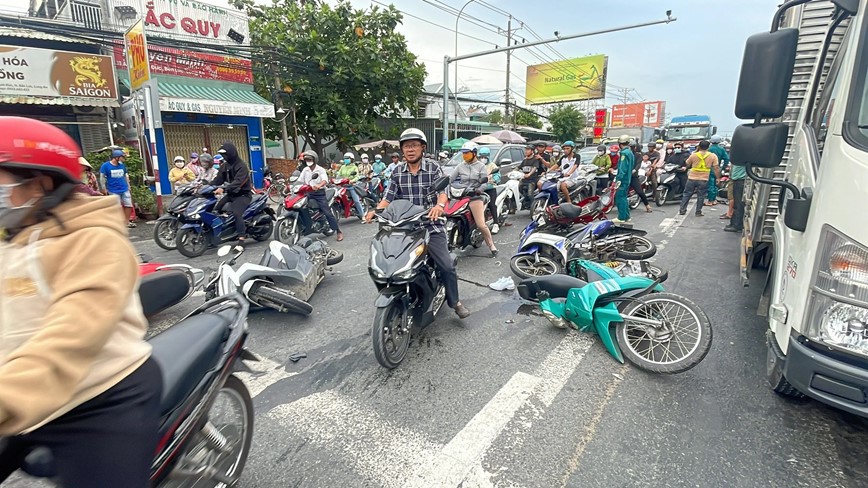 Hiện trường vụ tai nạn&nbsp;