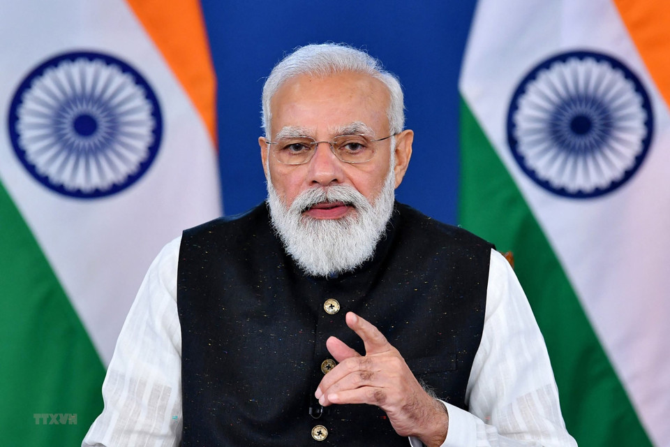 Thủ tướng Ấn ĐộNarendra Modi. Ảnh: AP