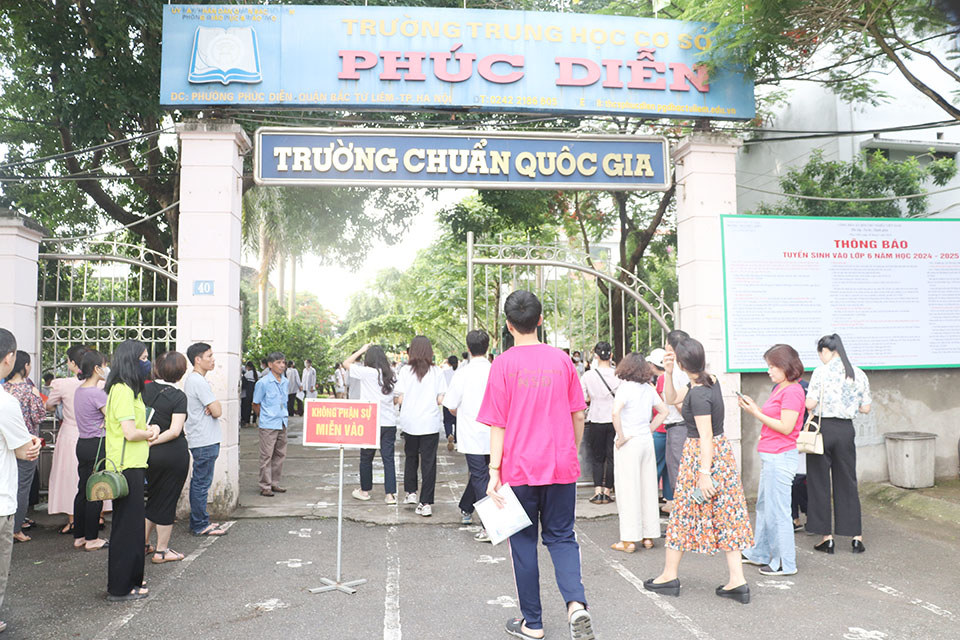 Điểm thi Trường THCS Ph&uacute;c Diễn.