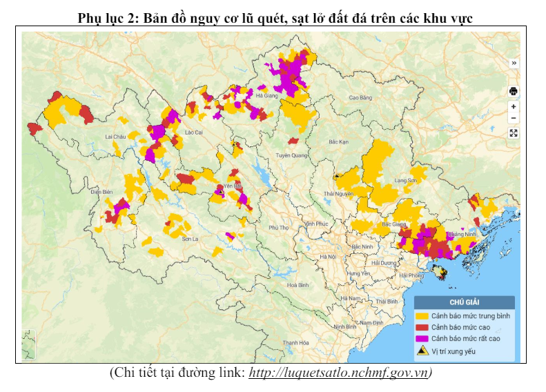 Cảnh báo lũ quét, sạt lở, sụt lún đất tại nhiều địa phương ở Bắc Bộ - Ảnh 2