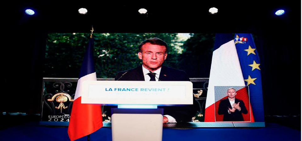 Tổng thống Ph&aacute;p Emmanuel Macron k&ecirc;u gọi tổ chức cuộc bầu cử quốc hội mới. Ảnh: Reuters