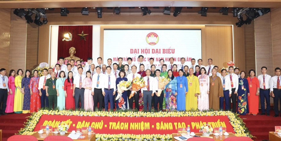 MTTQ Việt Nam huyện Gia L&acirc;m ra mắt Đại hội