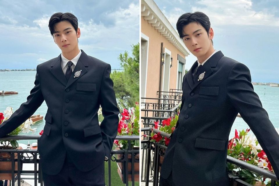 Vẻ ngo&agrave;i như ho&agrave;ng tử của Cha Eun Woo g&acirc;y sốt. Ảnh: Instagram