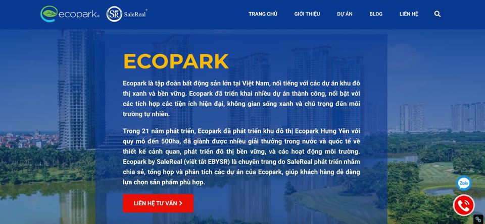 SaleReal chính thức mở rộng thị trường bất động sản với dự án Ecopark - Ảnh 1