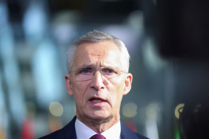 Tổng thư k&yacute; NATO, Jens Stoltenberg tại Hội nghị NATO về quốc ph&ograve;ng v&agrave;o ng&agrave;y 13/6. Ảnh:&nbsp;Johanna&nbsp;