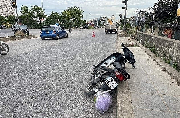 Hiện trường vụ tai nạn giao th&ocirc;ng. Ảnh: CQCA