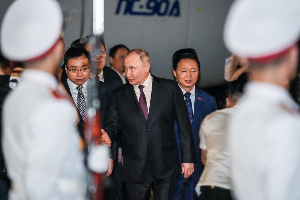Tổng thống Vladimir Putin đã có 4 lần thăm Việt Nam, trong đó 2 lần thăm chính thức (vào năm 2001 và 2013) và 2 lần dự hội nghị cấp cao APEC ở Hà Nội và Đà Nẵng (vào năm 2006 và 2017), đồng thời có các cuộc gặp với lãnh đạo Việt Nam. Ảnh: Khánh Huy