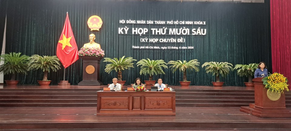 Kỳ họp thứ 16 (kỳ họp chuy&ecirc;n đề) HĐND TP Hồ Ch&iacute; Minh kh&oacute;a X (nhiệm kỳ 2021-2026) th&ocirc;ng qua nhiều Nghị quyết quan trọng.