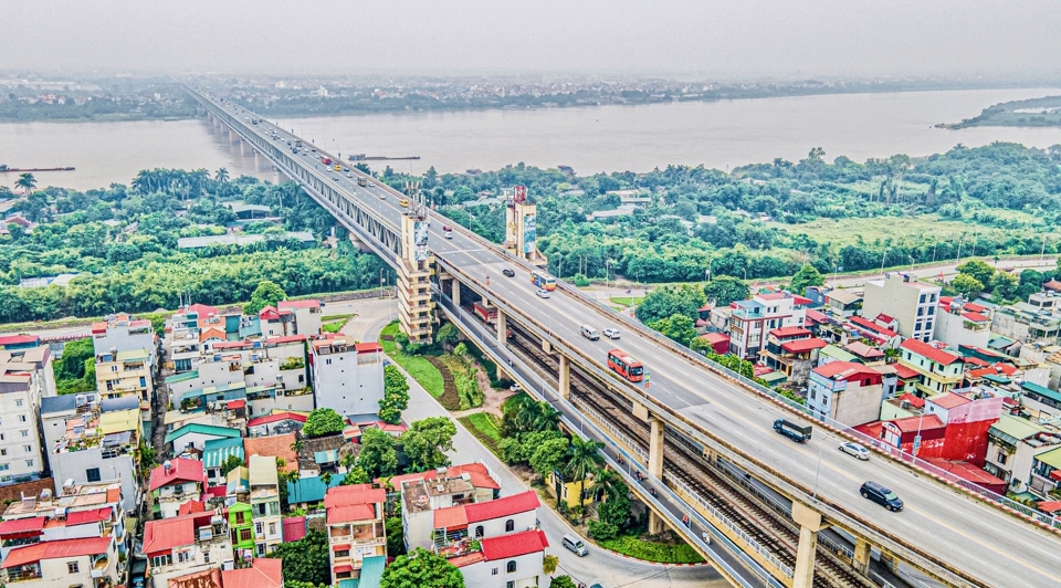 Cầu Thăng Long l&agrave; biểu tượng cho t&igrave;nh hữu nghị Việt Nam &ndash; Li&ecirc;n X&ocirc;. Ảnh: B. N