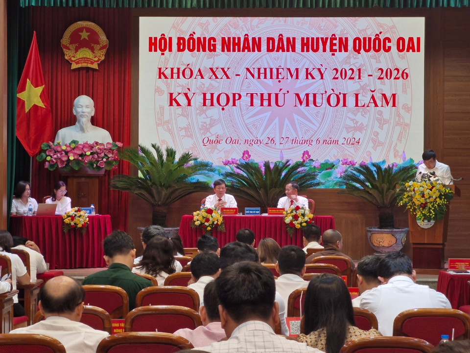 Quang cảnh kỳ họp.