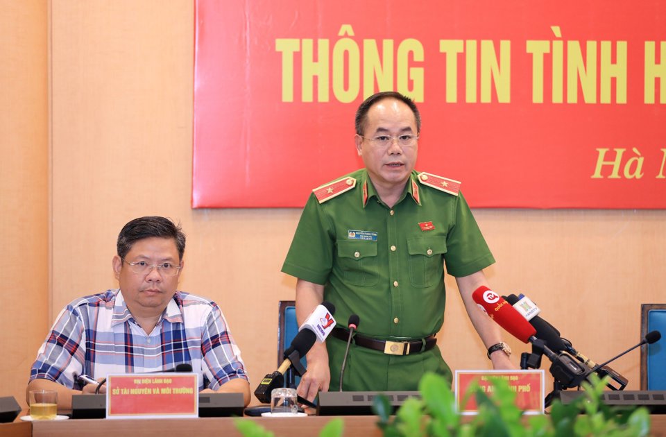 Ph&oacute; Gi&aacute;m đốc C&ocirc;ng an TP H&agrave; Nội Nguyễn Thanh T&ugrave;ng&nbsp;