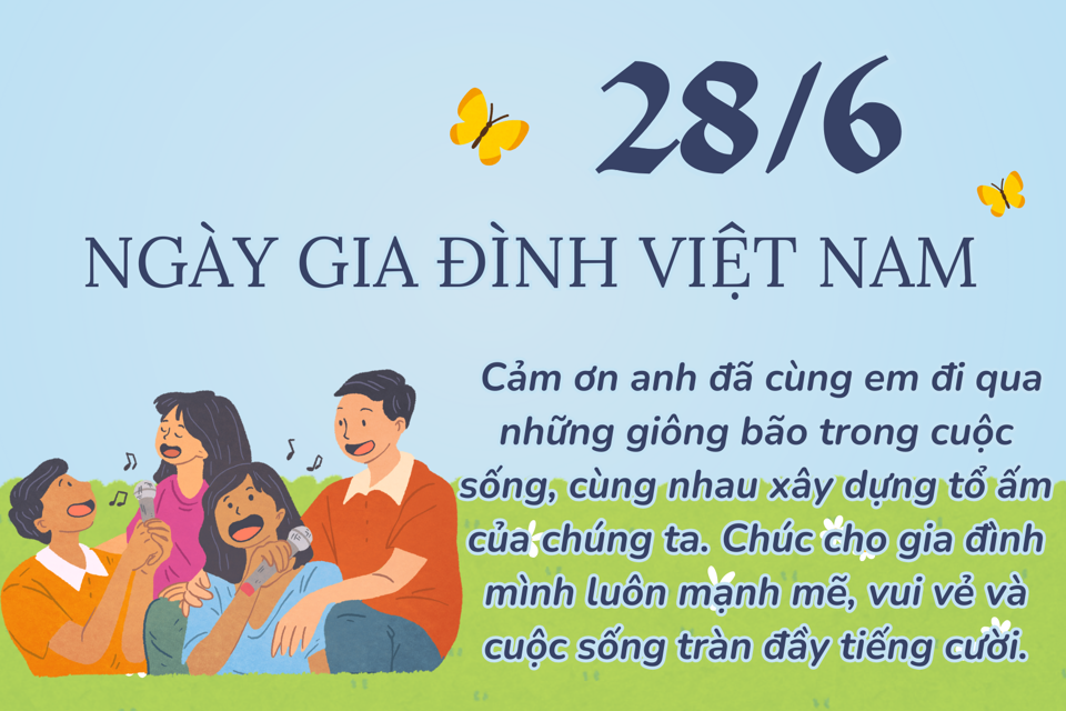 Lời chúc hay tặng vợ, chồng, các con nhân Ngày Gia đình Việt Nam 28/6 - Ảnh 3