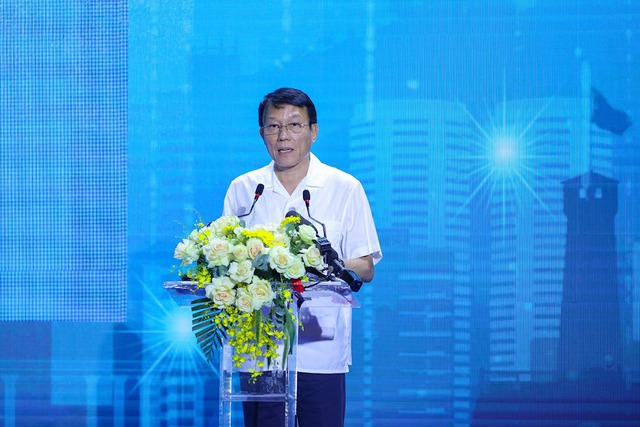 Thượng tướng Lương Tam Quang, Bộ trưởng Bộ C&ocirc;ng an ph&aacute;t biểu tại hội nghị.&nbsp;