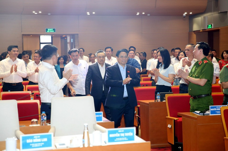 Thủ tướng Ch&iacute;nh phủ Phạm Minh Ch&iacute;nh dự hội nghị.&nbsp;