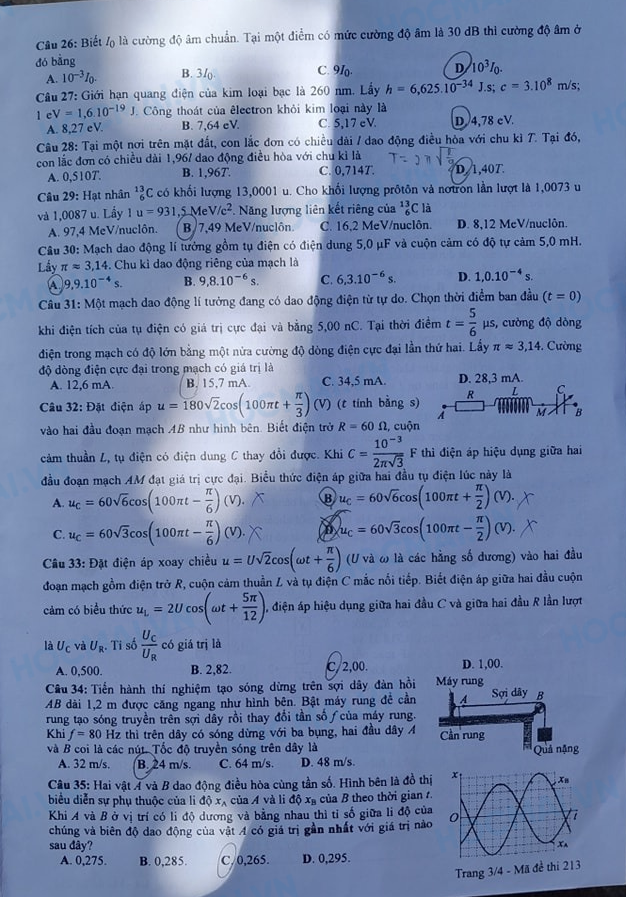Nhận định và gợi ý đáp án môn vật lý– kỳ thi tốt nghiệp THPT 2024 - Ảnh 6