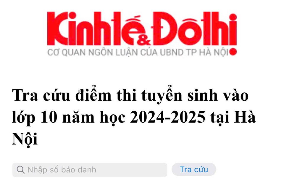 Hà Nội chính thức công bố điểm thi lớp 10 THPT công lập  - Ảnh 1