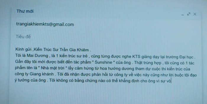 Bức email đầy lỗi của nữ ch&iacute;nh &ldquo;Ch&uacute;ng ta của 8 năm sau&rdquo; từng dậy s&oacute;ng mạng x&atilde; hội. Ảnh: Chụp m&agrave;n h&igrave;nh