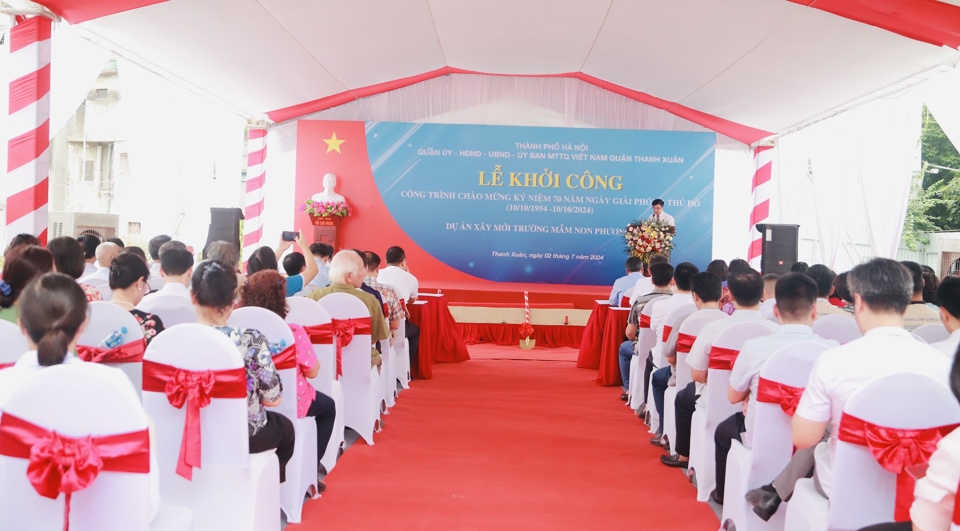 Quang cảnh lễ khởi c&ocirc;ng