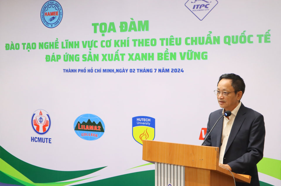 &Ocirc;ng Trần Ho&agrave;i Nam - Ph&oacute; Chủ tịch Hội Doanh nghiệp Cơ kh&iacute; - Điện TP Hồ Ch&iacute; Minh.