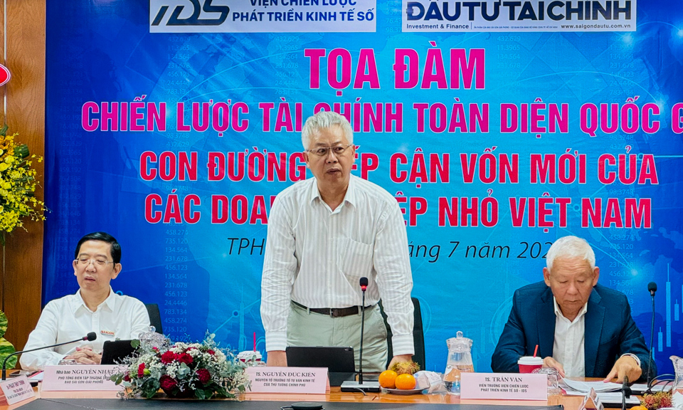 TS Nguyễn Đức Ki&ecirc;n, nguy&ecirc;n Tổ trưởng Tổ Tư vấn Kinh tế của Thủ tướng Ch&iacute;nh phủ