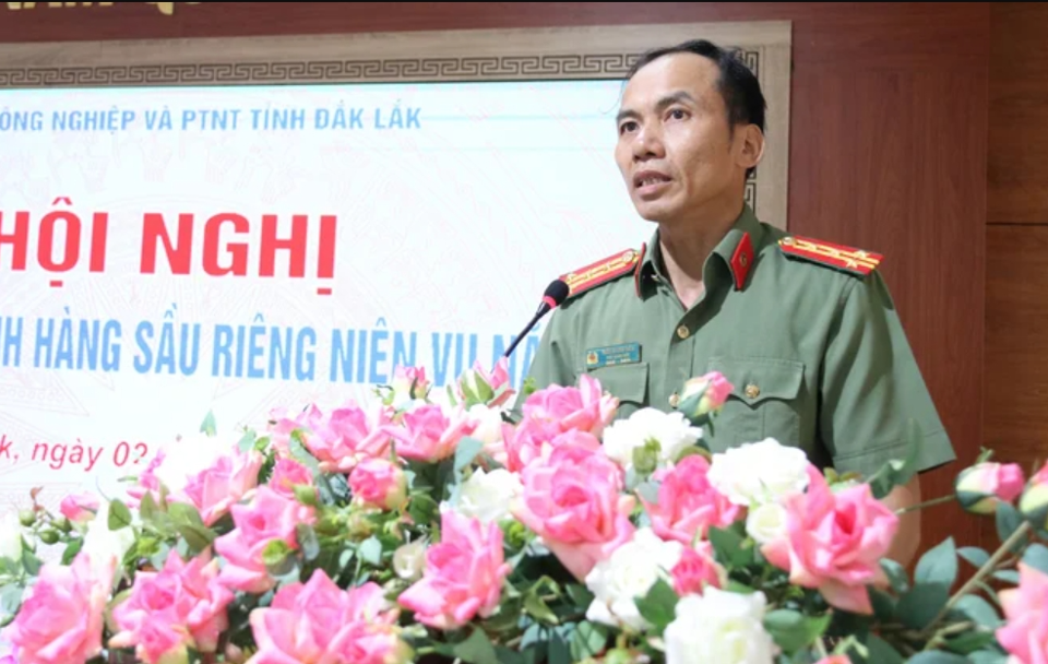 Đại t&aacute; Trần Quang Hiếu, ph&oacute; Gi&aacute;m đốc&nbsp;C&ocirc;ng an tỉnh Đăk Lăk&nbsp;