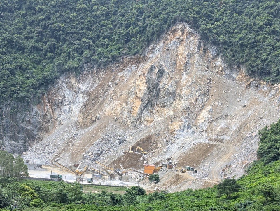 Mỏ đ&aacute; Th&agrave;nh Hưng mới được ph&eacute;p hoạt động trở lại v&agrave;o cuối năm 2023.