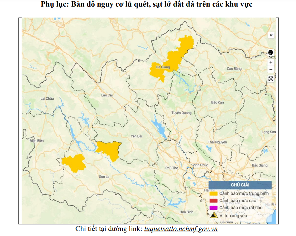 Cảnh báo lũ quét, sạt lở đất tại nhiều địa phương trên cả nước - Ảnh 1